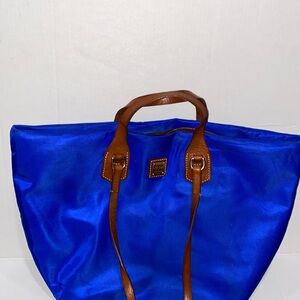 Dooney & Bourke blue nylon tote